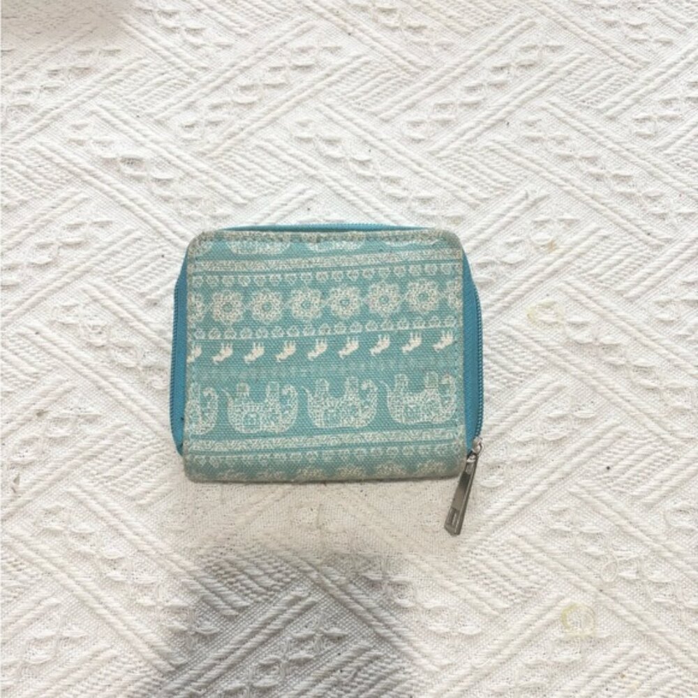 Bundle Blue Patterned Women's Elephant Wallet - image 3